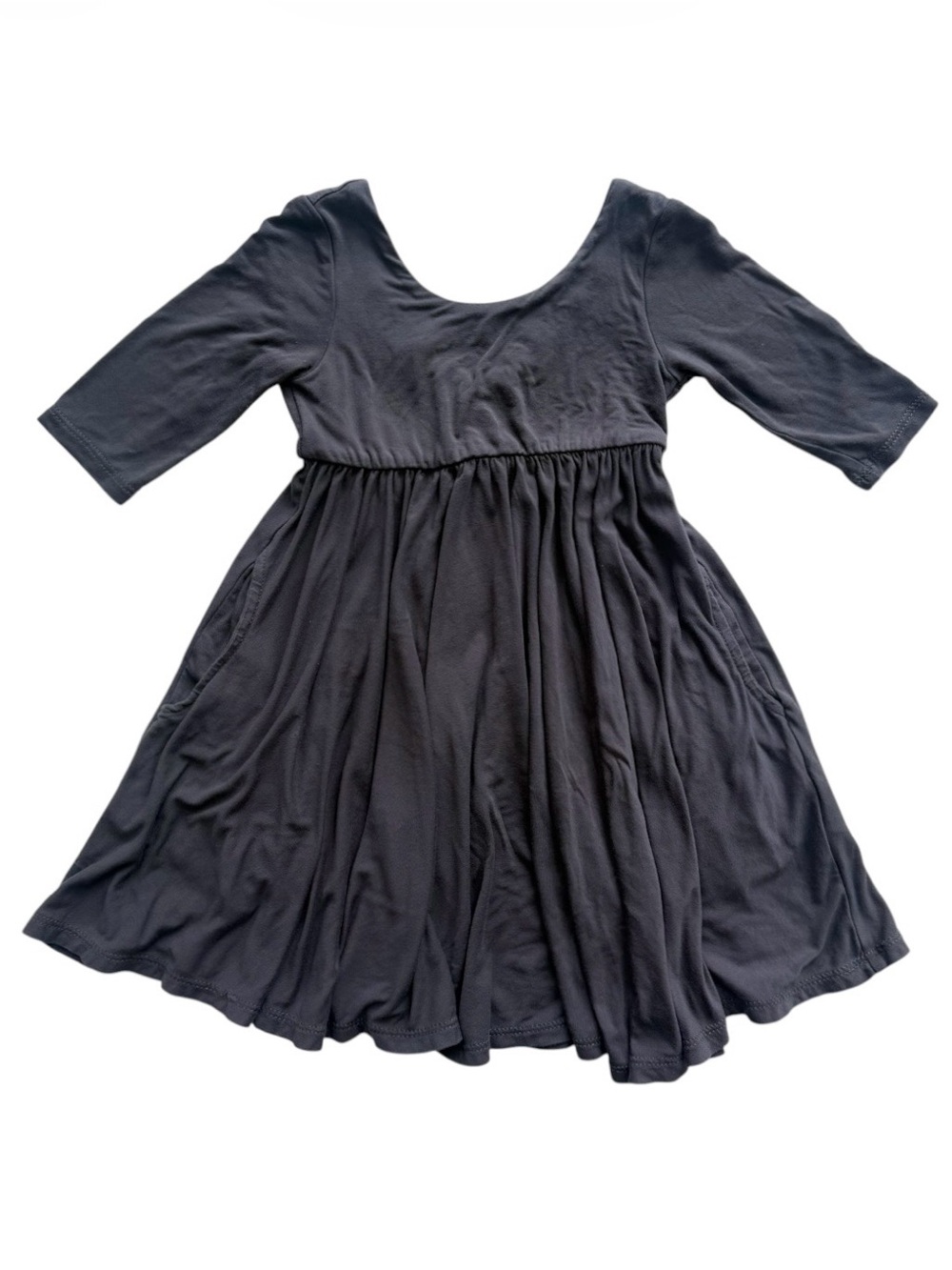 Remie Girl Gray Modal Twirl Dress size 2